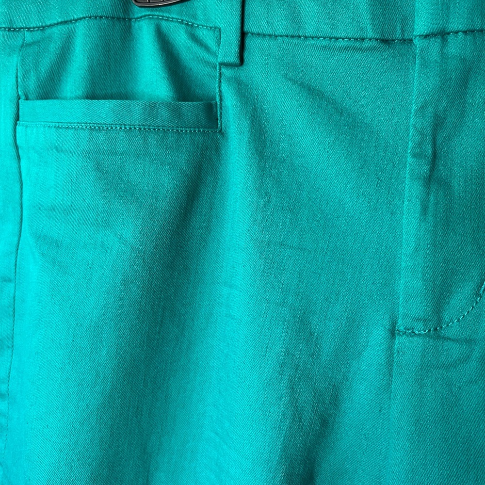 Liverpool Turquoise Kick Flare Crop Jeans, 14 - Picture 6 of 10
